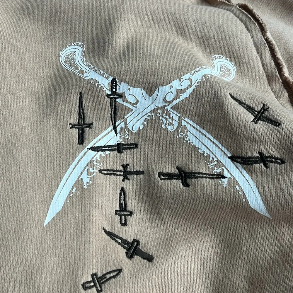 Artful Dodger Graphic ZipUp Hoodie Size 4XL‎ Y2K
